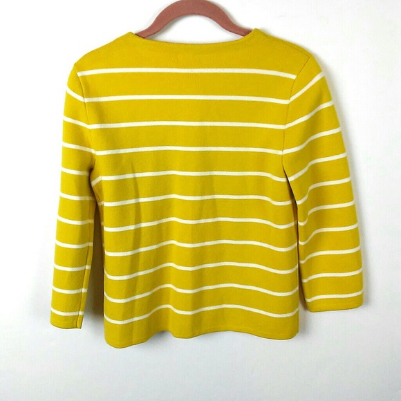 NWT J.Crew | Yellow button down cardigan Small - Picture 4 of 4